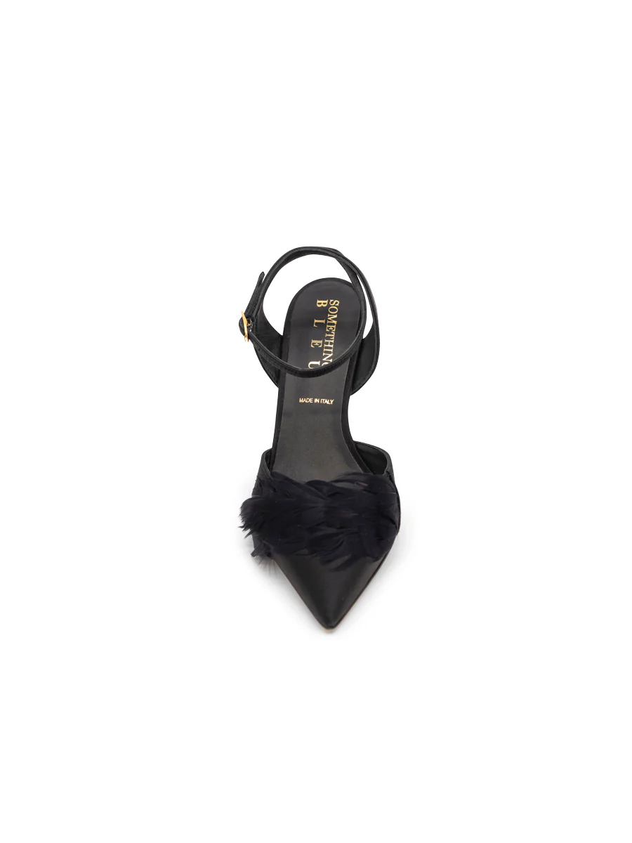 Effie Pointed Toe Feather Pump - Image 4